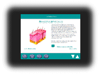 Touch screen console showing health directory